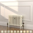 CI-RK460-CRM-TH - Rook Cream 2 Column Victorian Cast Iron Radiator H460mm x W337mm CI-RK460-CRM-TH - Rook Cream 2 Column Victorian Cast Iron Radiator H460mm x W337mm